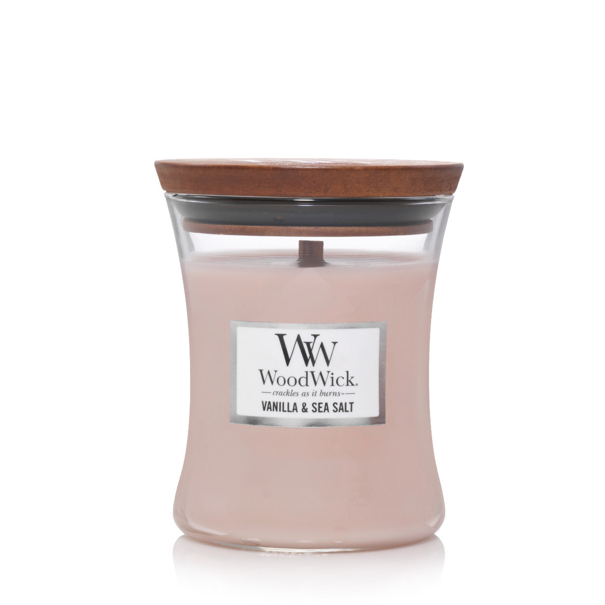 WoodWick Medium Candle - Vanilla & Sea Salt