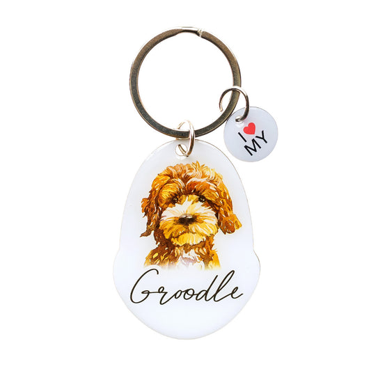 Pet Keyring - Groodle