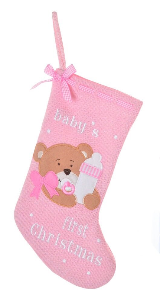 Baby’s First Christmas Stocking (Assorted Designs)