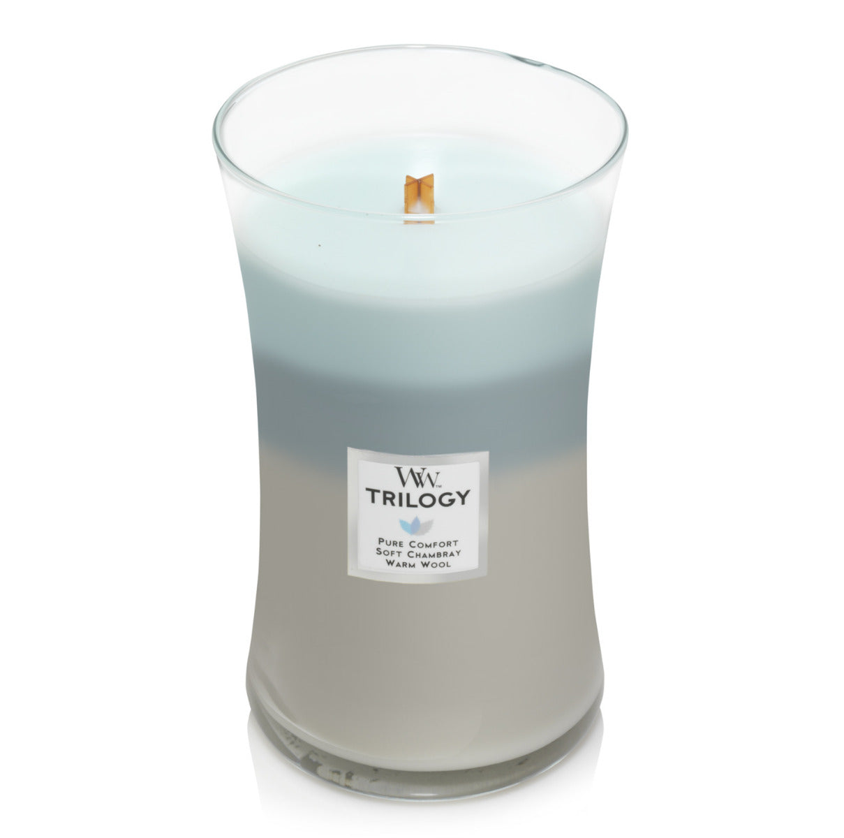 WoodWick Large Trilogy Candle - Woven Comforts