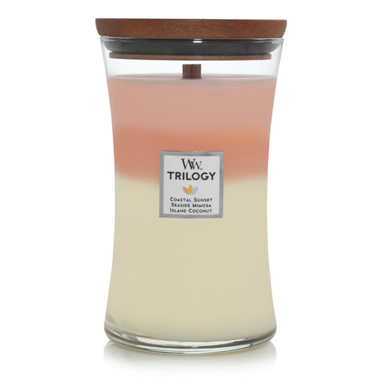 WoodWick Large Trilogy Candle - Island Getaway