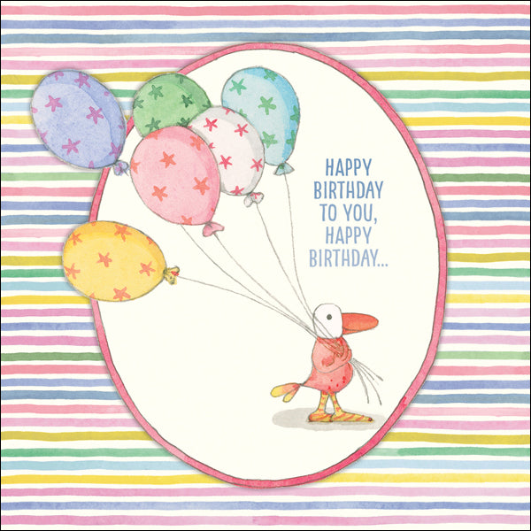 Twigseeds Card - Birthday Balloons