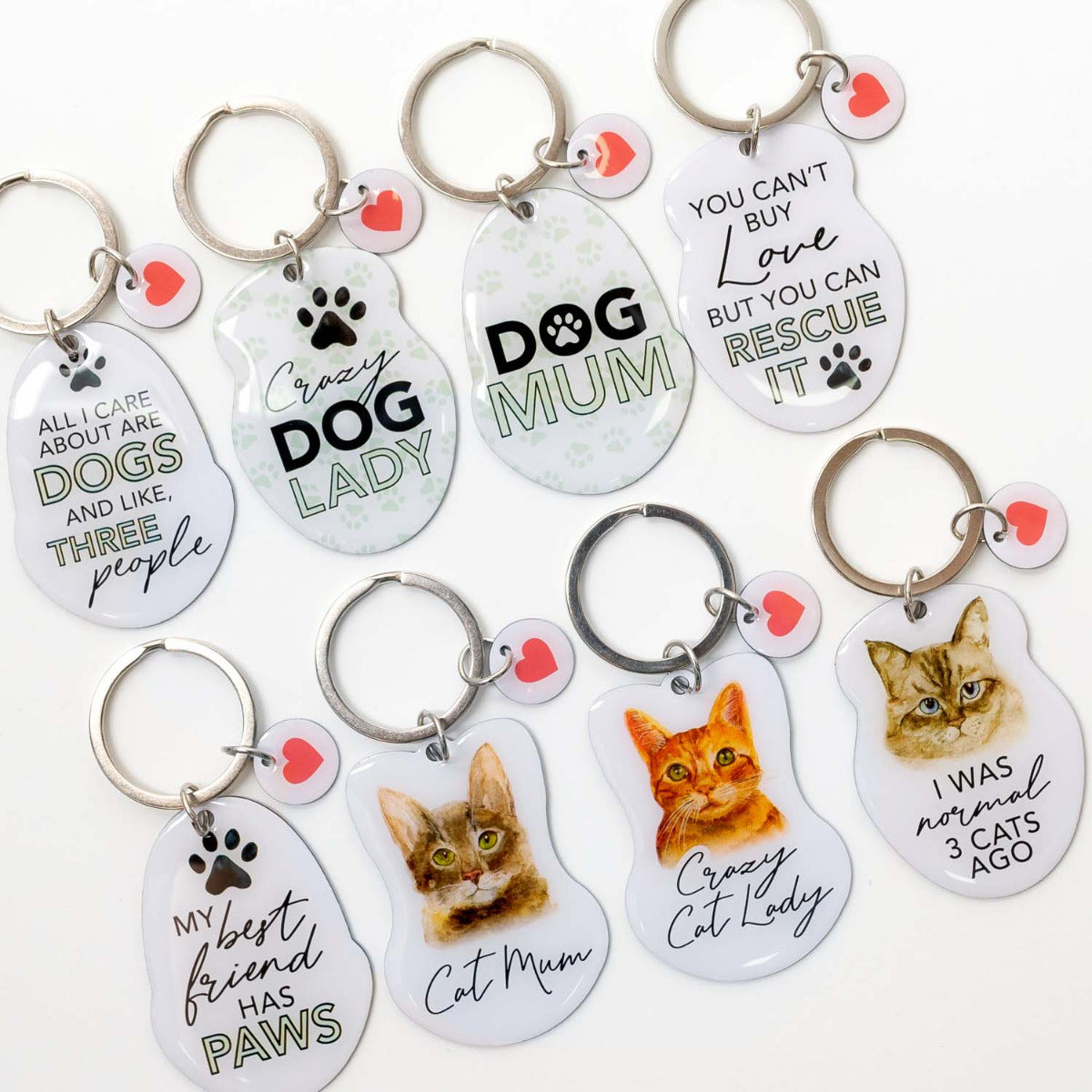 Pet Keyring - Crazy Cat Lady