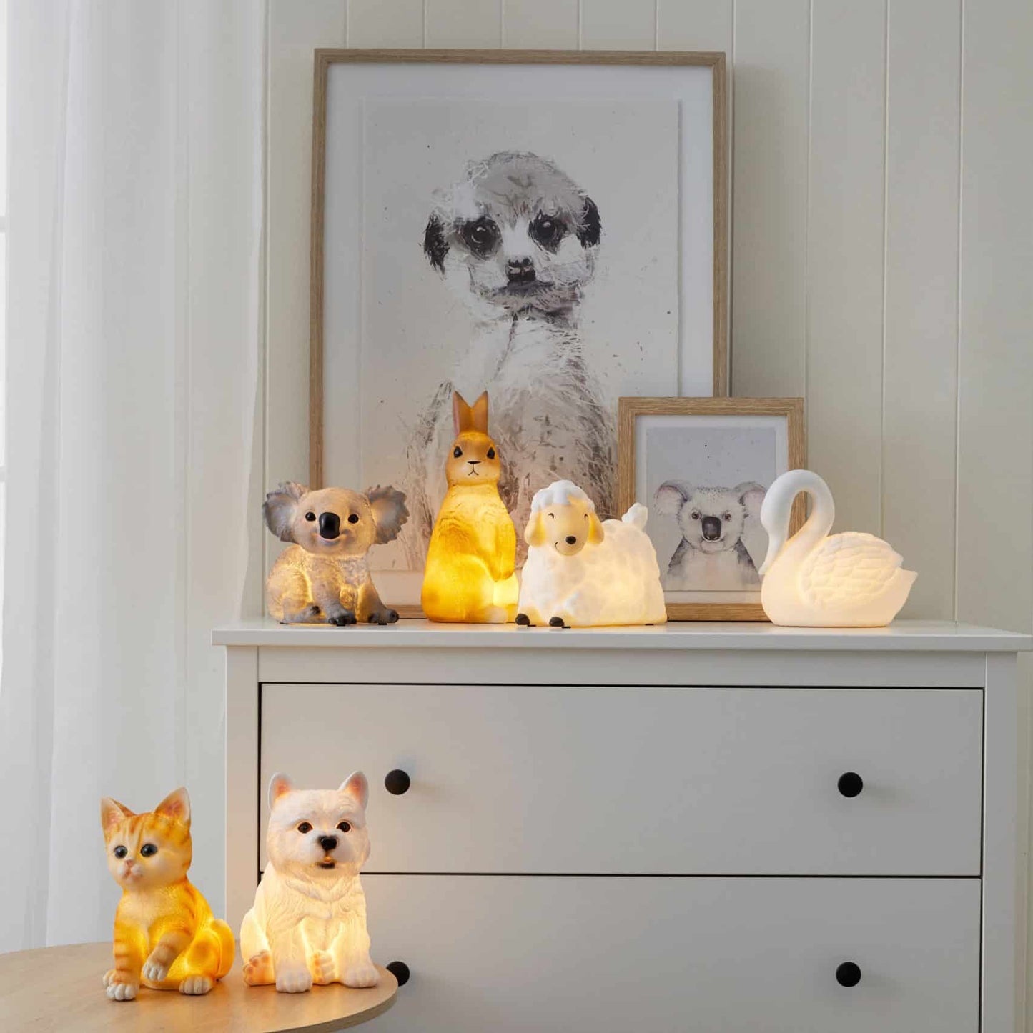 Cat Sculptured LED Night Light