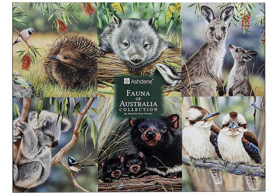 Fauna of Aus - Placemat 6PK