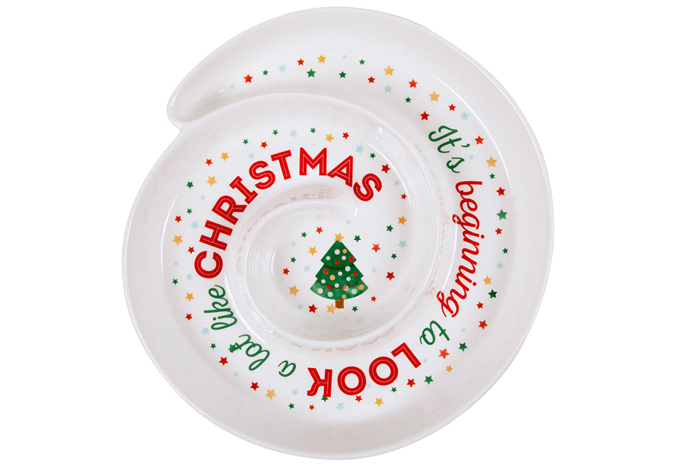 Joyful Swirl Platter