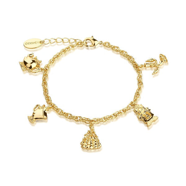 Disney: Beauty & the Beast - Belle Charm Bracelet (Gold)