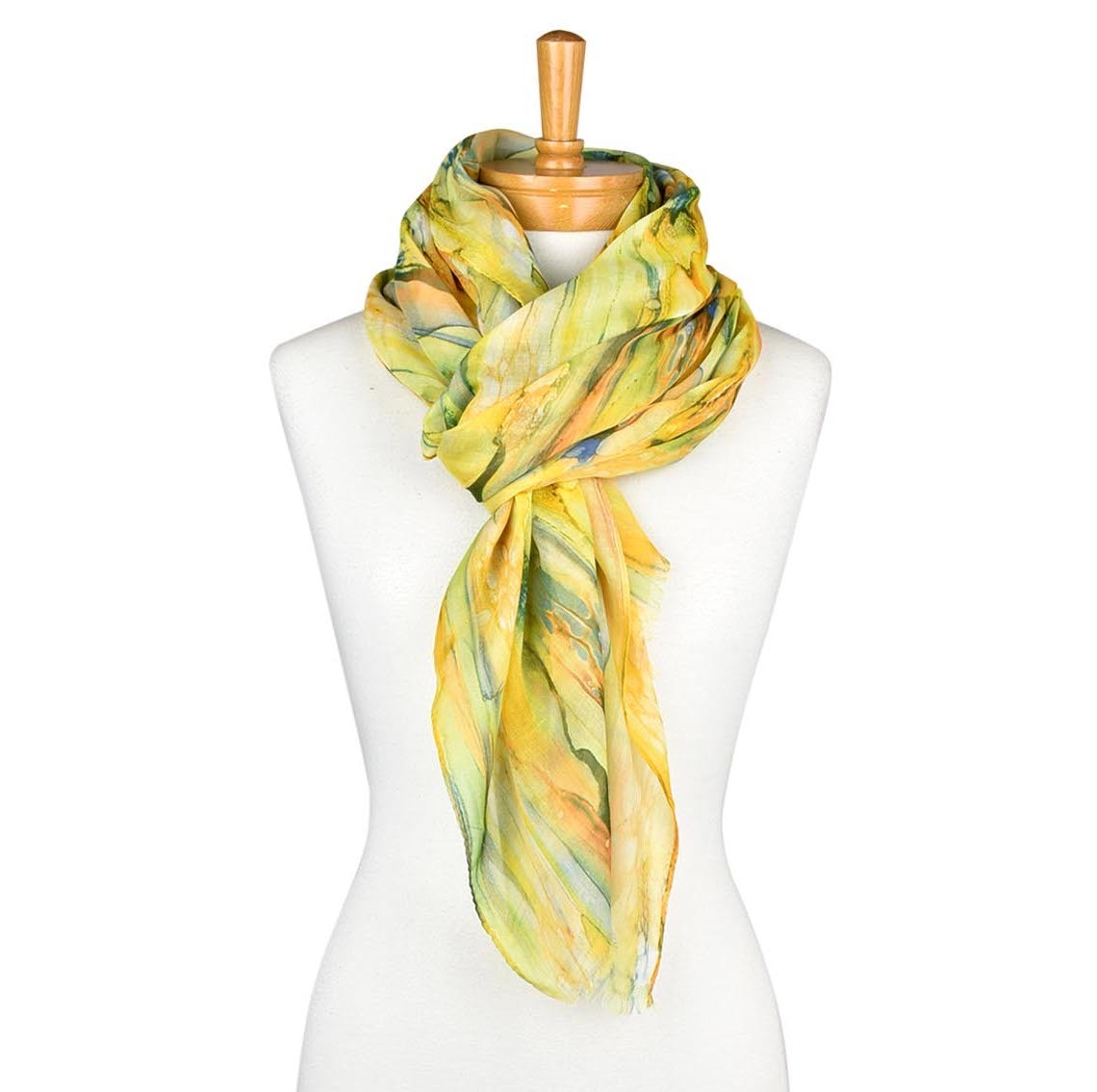 Lemon Royal TieDye Scarf