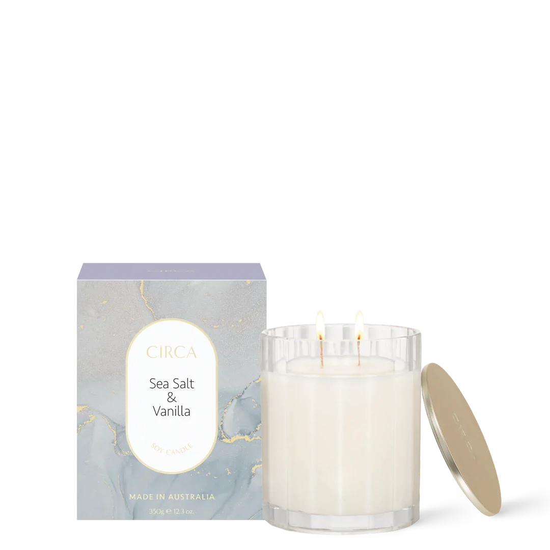 CIRCA Soy Candle 350g - Sea Salt & Vanilla