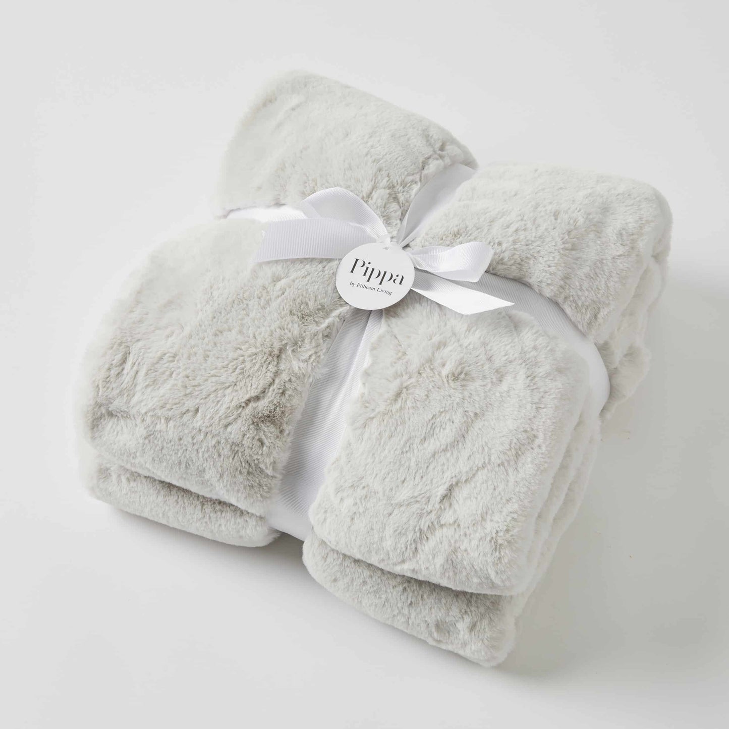 Muse Faux Fur Throw - Grey