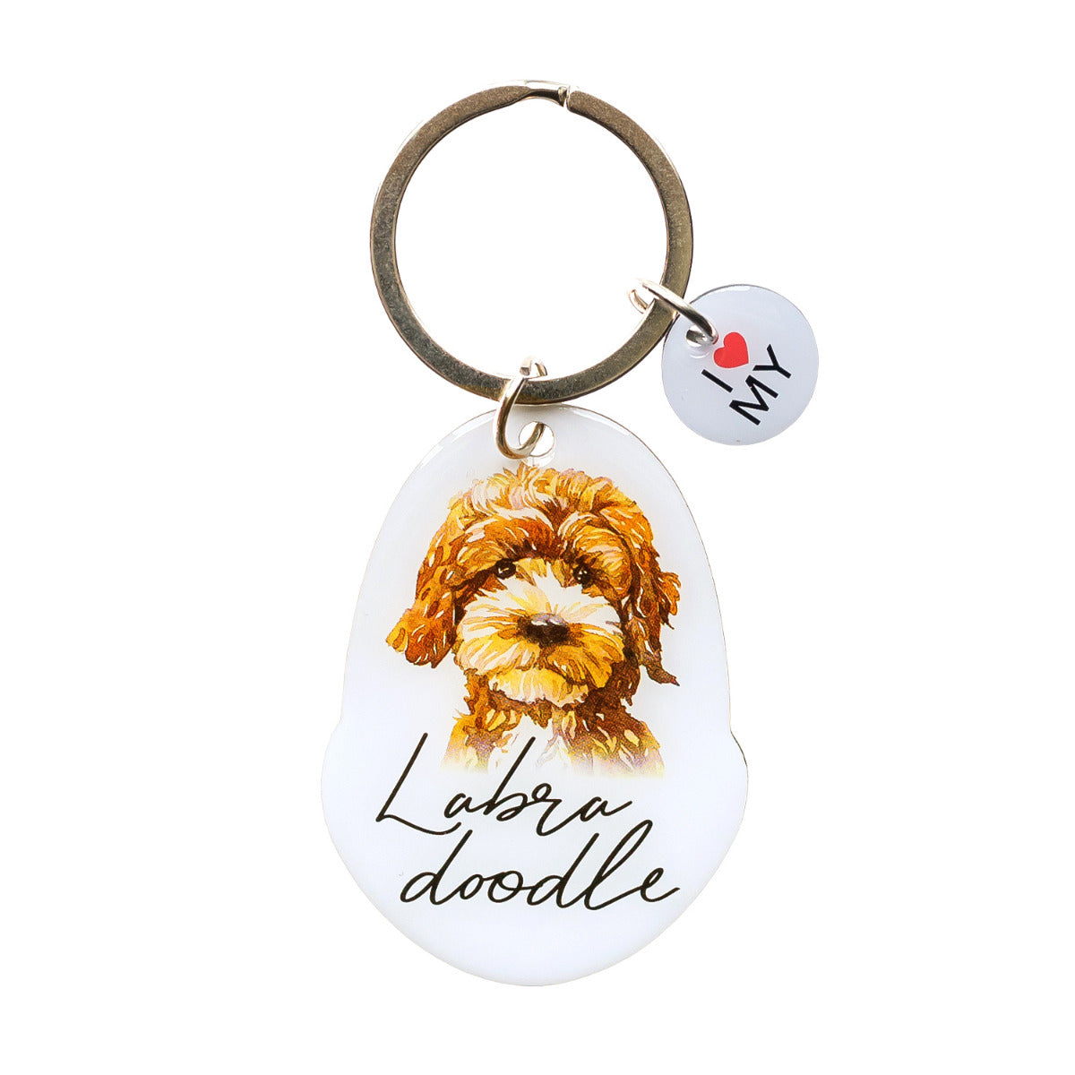 Pet Keyring - Labradoodle