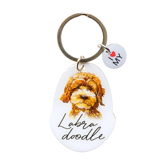 Pet Keyring - Labradoodle