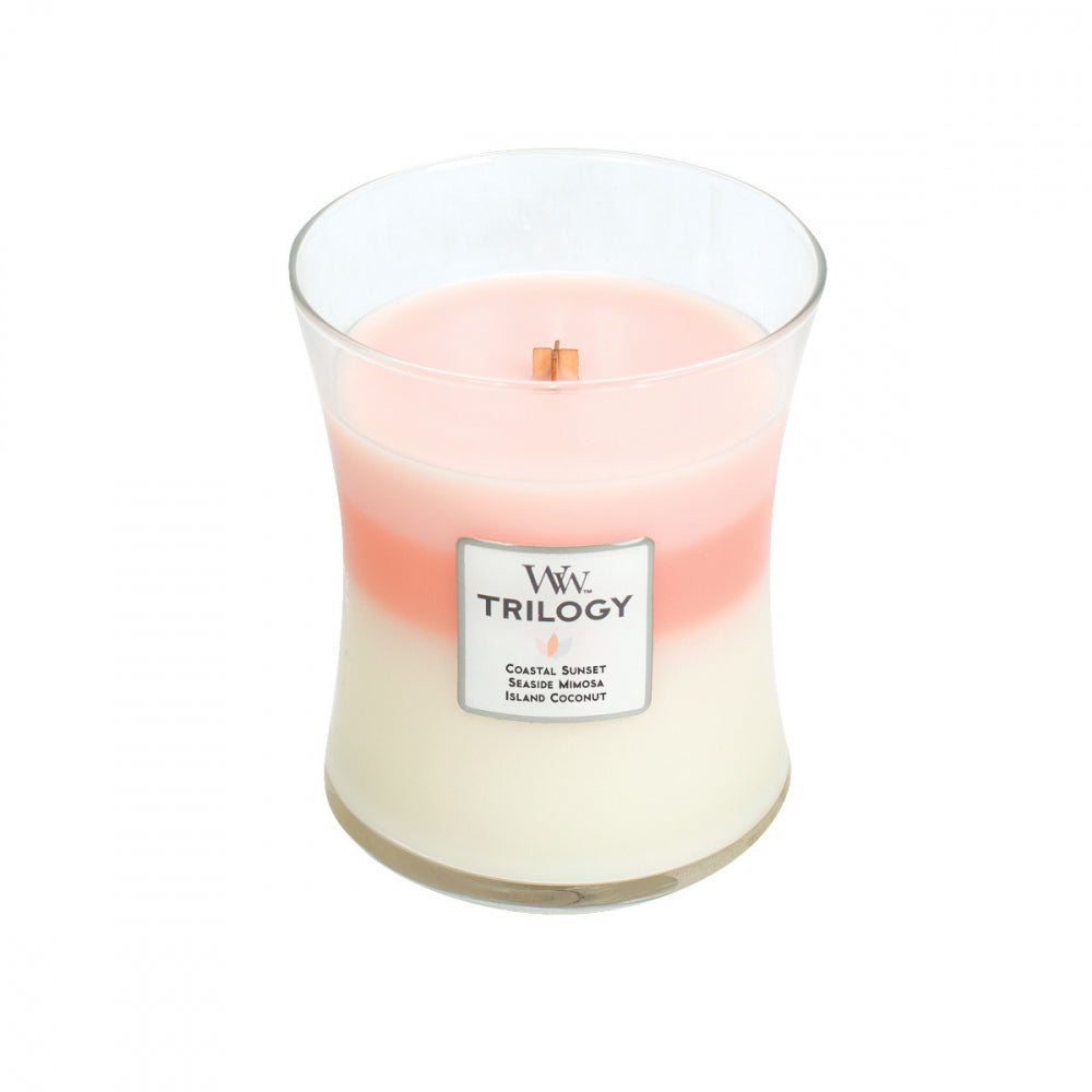 WoodWick Medium Trilogy Candle - Island Getaway