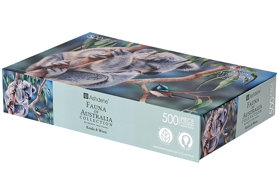 Fauna of Aus - Koala & Wren 500 Piece Puzzle