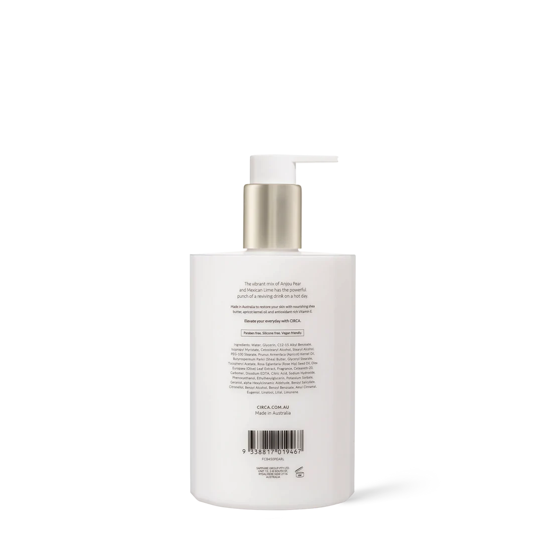 CIRCA Hand Lotion 450mL - Pear & Lime