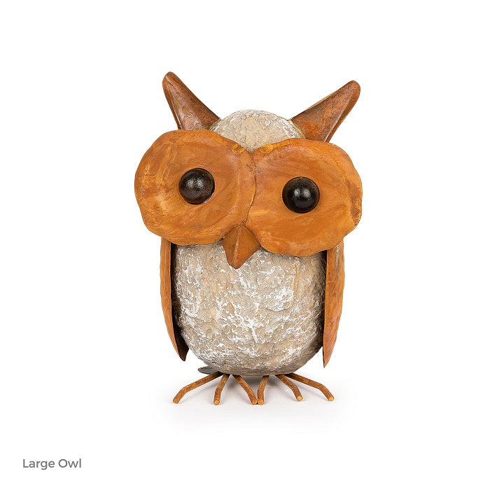Rust & Resin Owl (Large)
