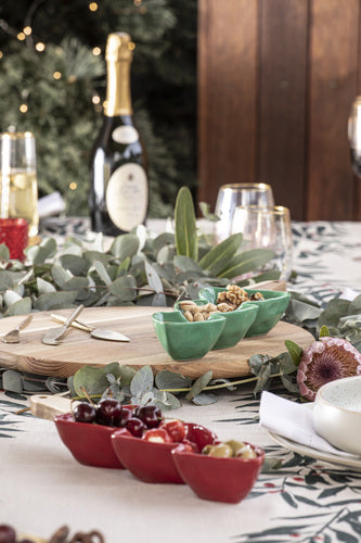 Jingle Christmas Serve Stick - Holly Green