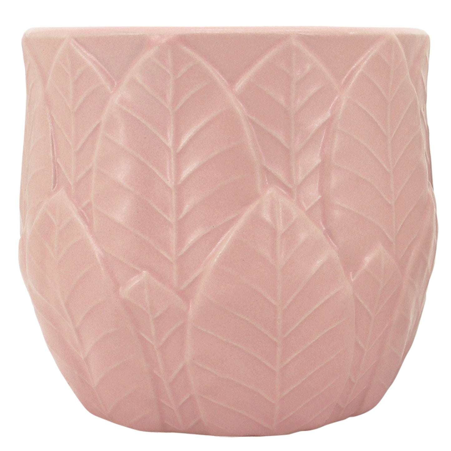 Pink Falling Leaf Planter - Large (19cm)