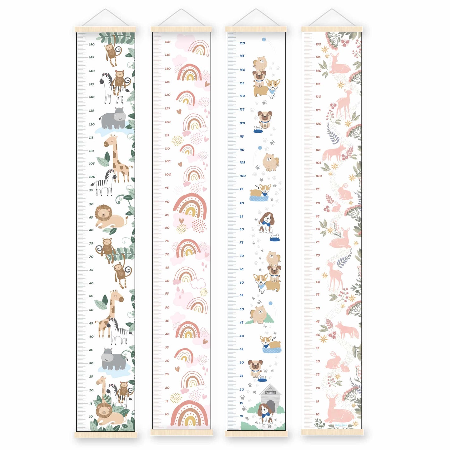 See Me Grow Height Charts - Rainbow