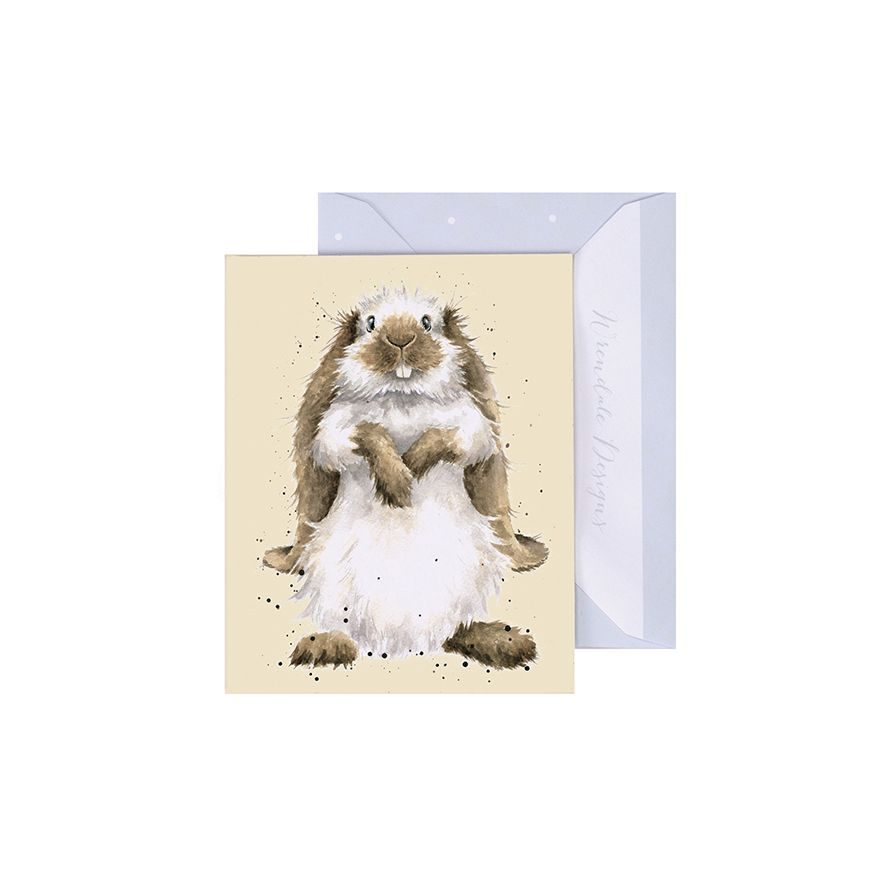 Wrendale Designs Mini Gift Card - Head Clover Heels (Rabbit)