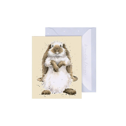 Wrendale Designs Mini Gift Card - Head Clover Heels (Rabbit)
