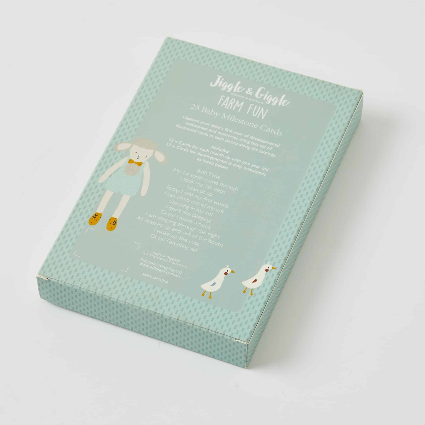 Farm Fun Baby Milestone Cards