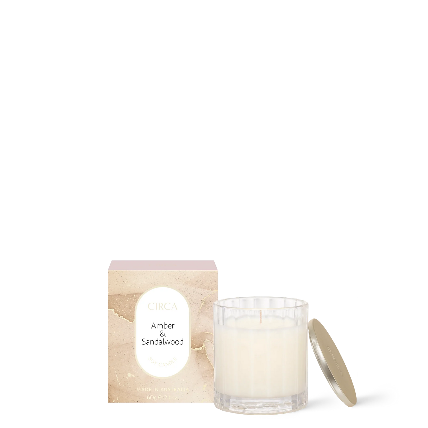 CIRCA Soy Candle 60g - Amber & Sandalwood