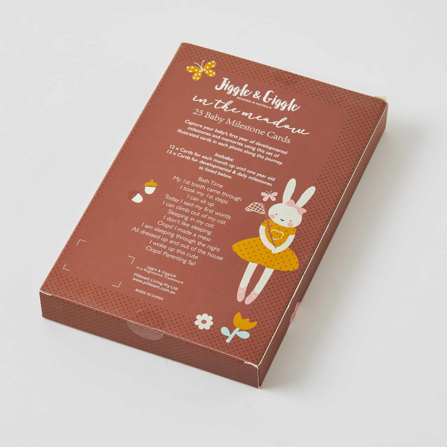 In The Meadow Baby Milestone Cards