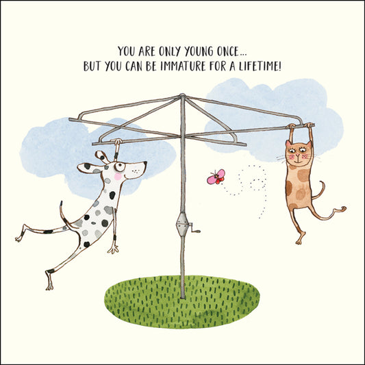 Twigseeds Card - Birthday Clothes Line