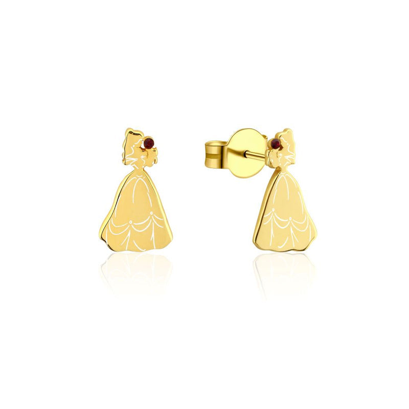 Disney: Beauty & the Beast - Princess Belle Stud Earrings (Gold)