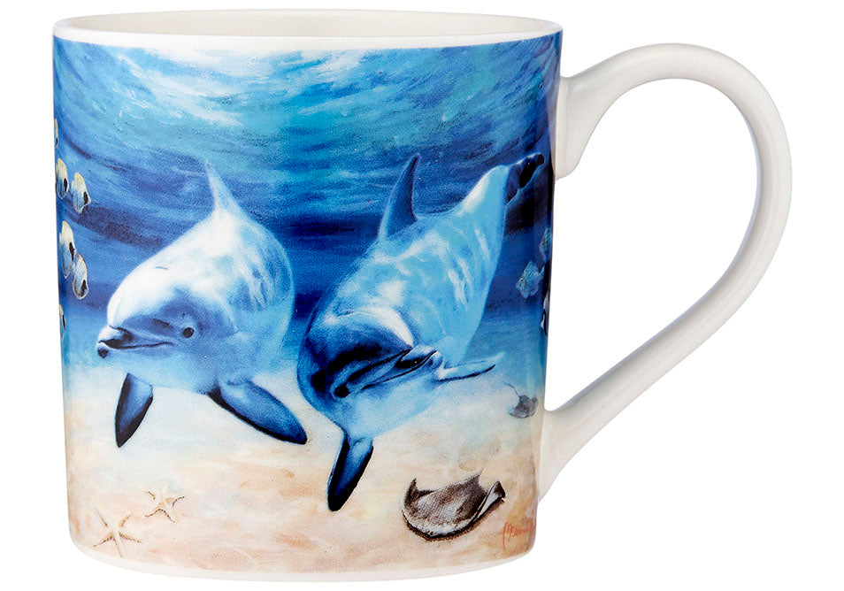 Playful Dolphins - Underwater Buddies Mug