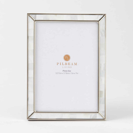 Perla Silver 5 x 7" Photo Frame