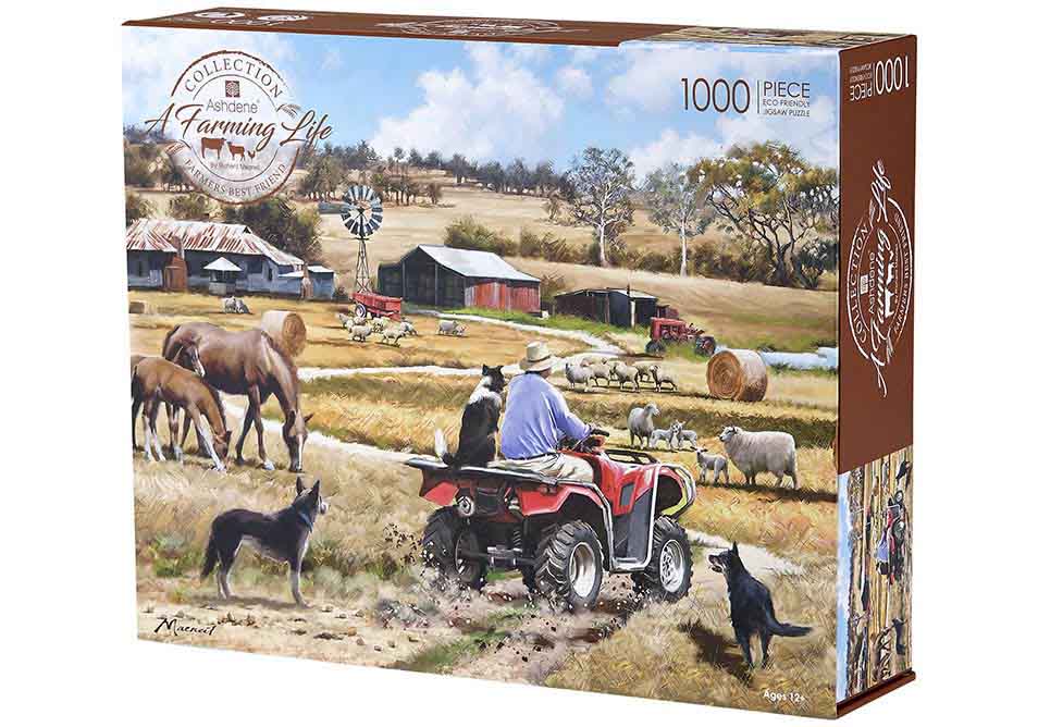 A Farming Life - Farmer’s Best Friend 1000 Piece Puzzle
