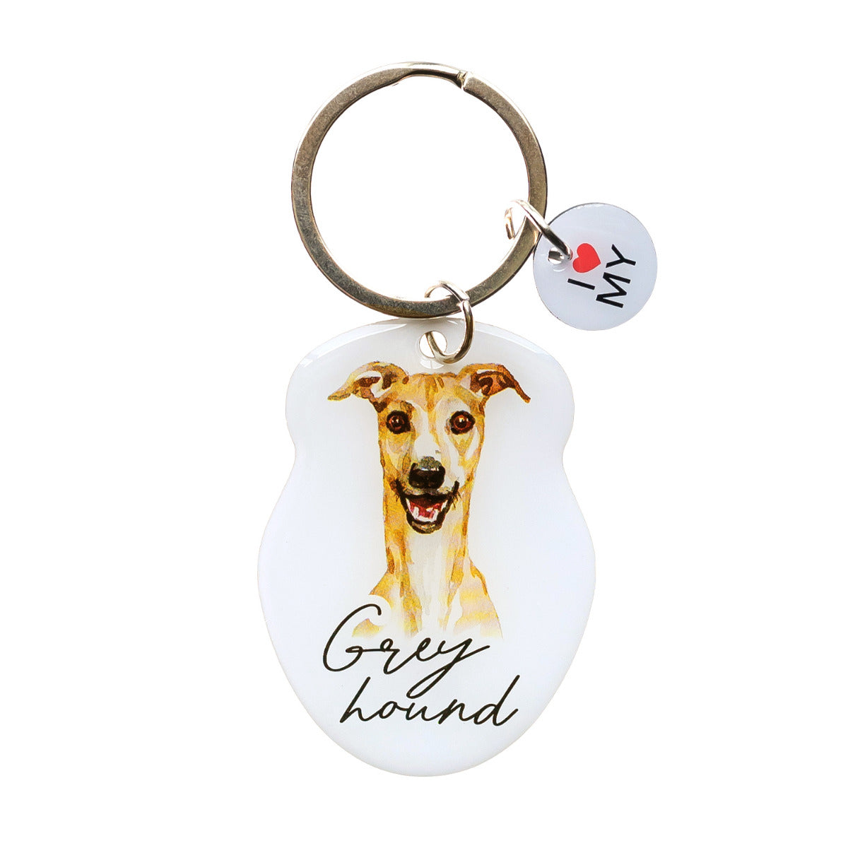 Pet Keyring - Greyhound