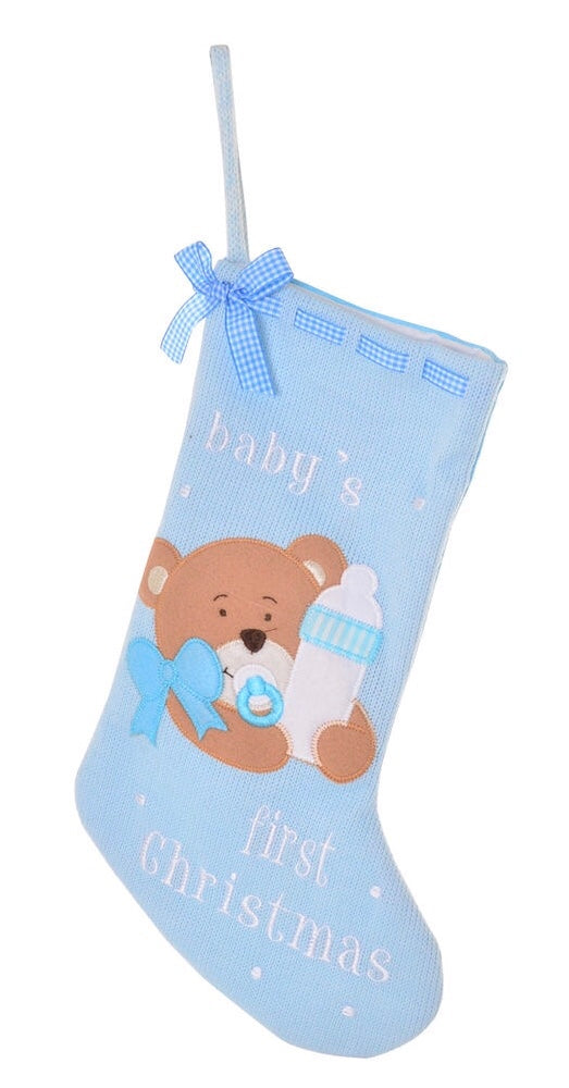 Baby’s First Christmas Stocking (Assorted Designs)