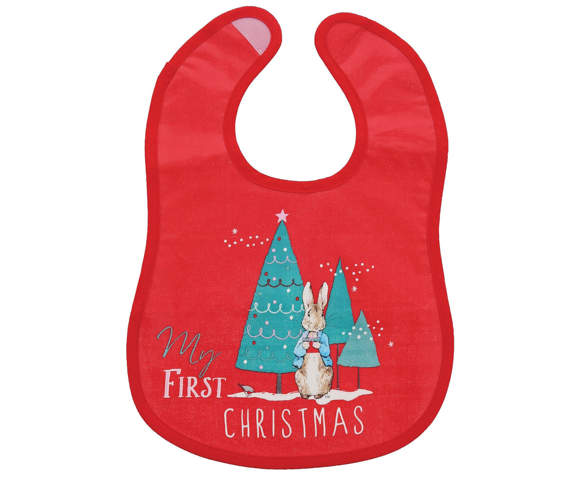 Peter Rabbit “My First Christmas” Bib
