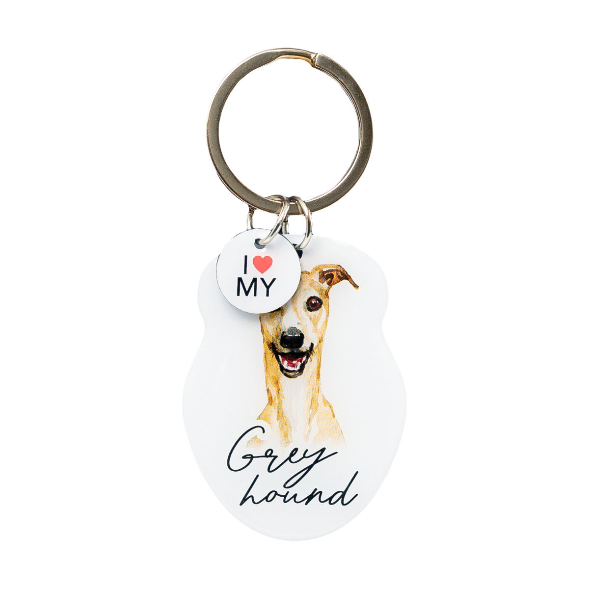 Pet Keyring - Greyhound