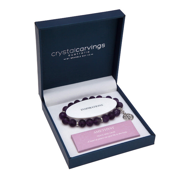 Tree of Life Bracelet - Amethyst Matte
