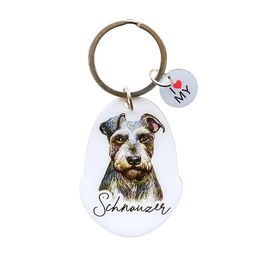 Pet Keyring - Schnauzer
