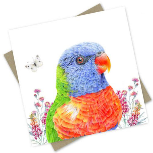 Card - Australian Collection: “Tahnee” the Rainbow Lorikeet