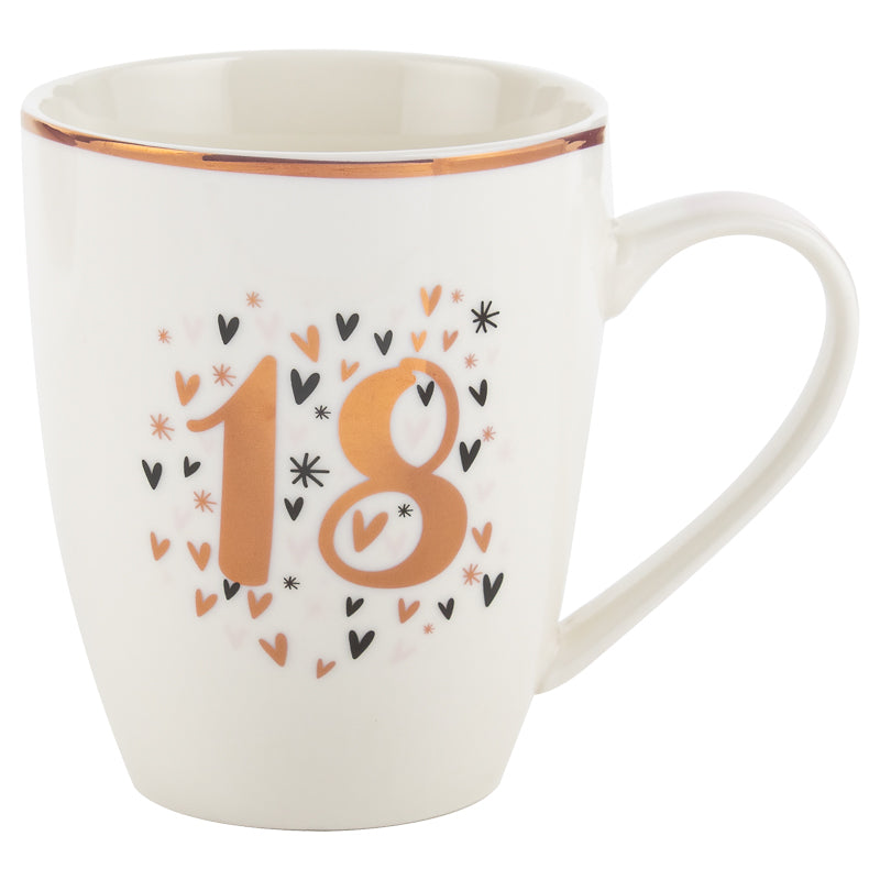 18th Birthday Pastel Heart Mug