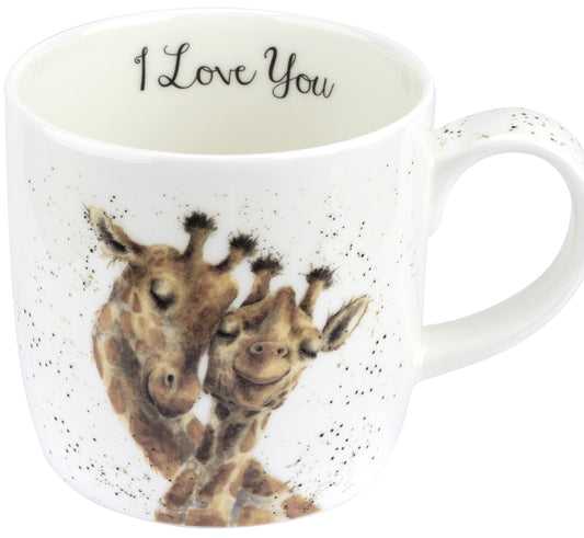 Wrendale Designs - ‘I Love You’ Mug (Giraffes)