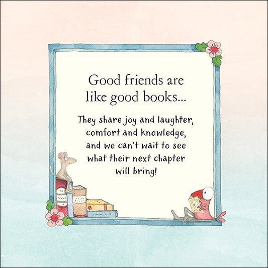 Twigseeds Card - Friendship Good Books