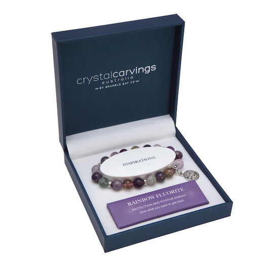 Tree of Life Bracelet - Rainbow Fluorite