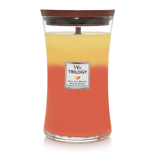 WoodWick Large Trilogy Candle - Tropical Sunrise
