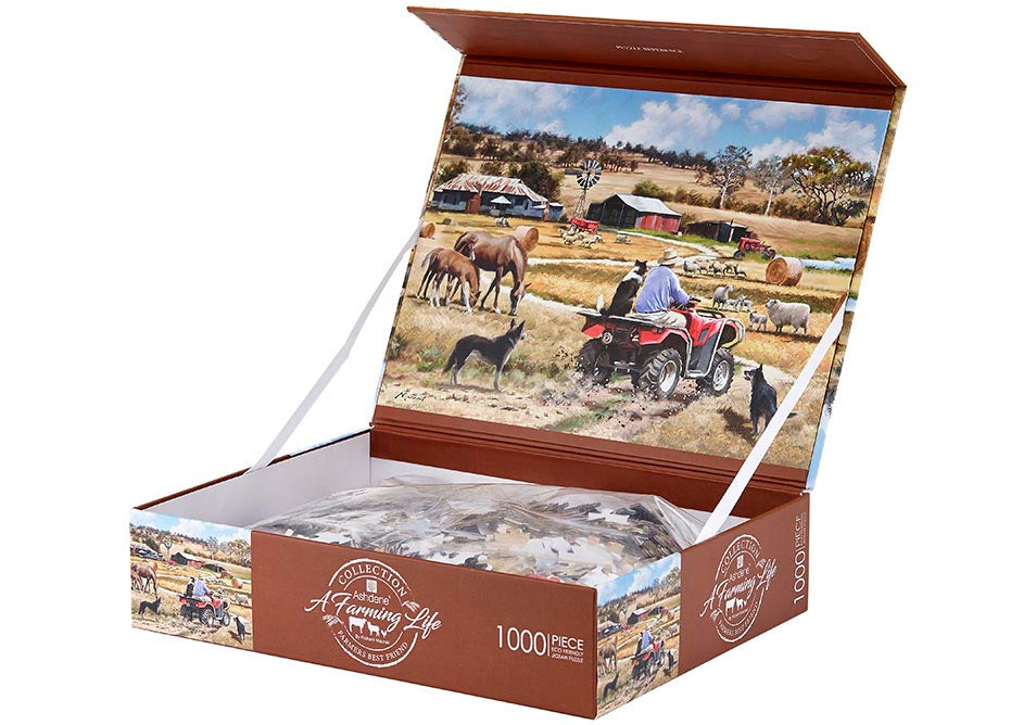 A Farming Life - Farmer’s Best Friend 1000 Piece Puzzle