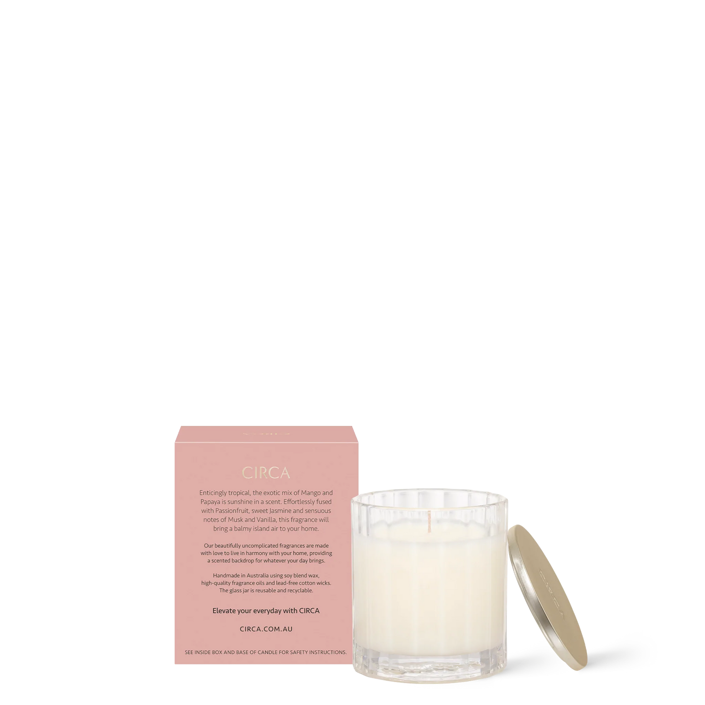 CIRCA Soy Candle 60g - Mango & Papaya