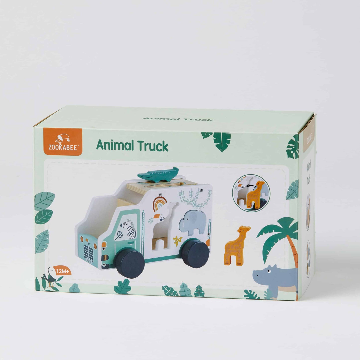 Wooden Animal Truck
