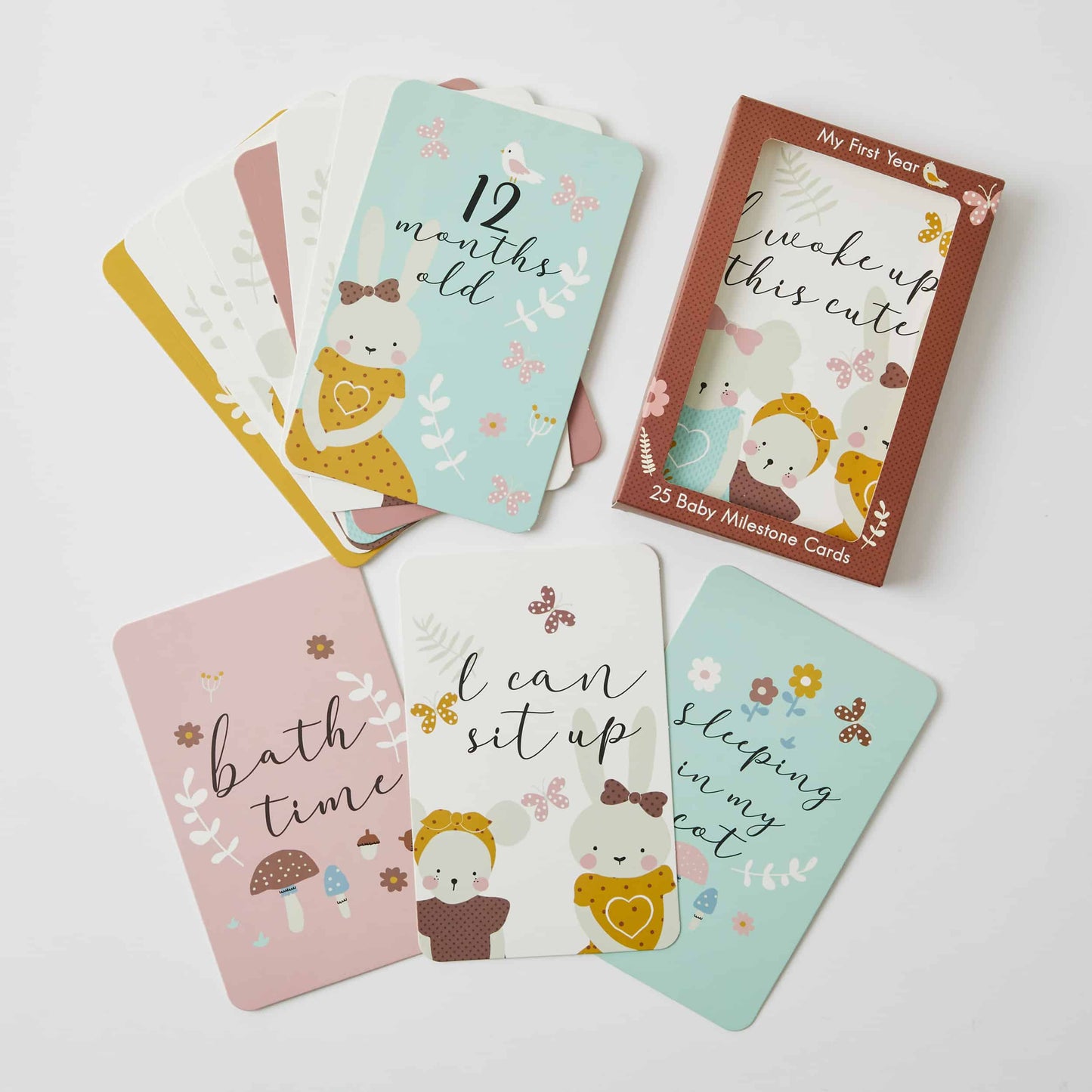 In The Meadow Baby Milestone Cards