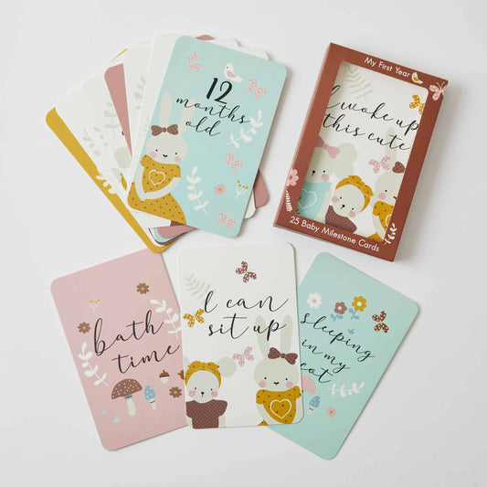In The Meadow Baby Milestone Cards